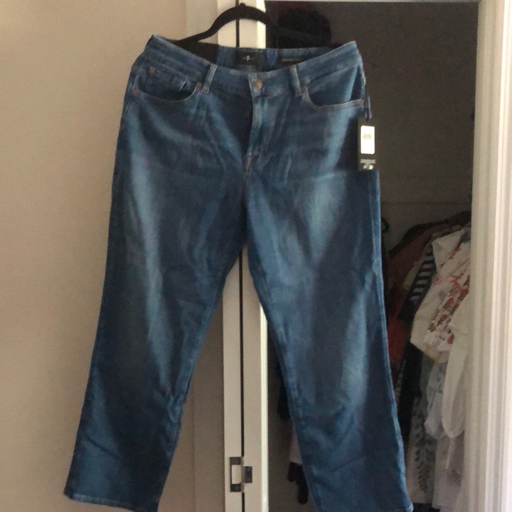 EUC SFAM seven Calie straight leg jeans